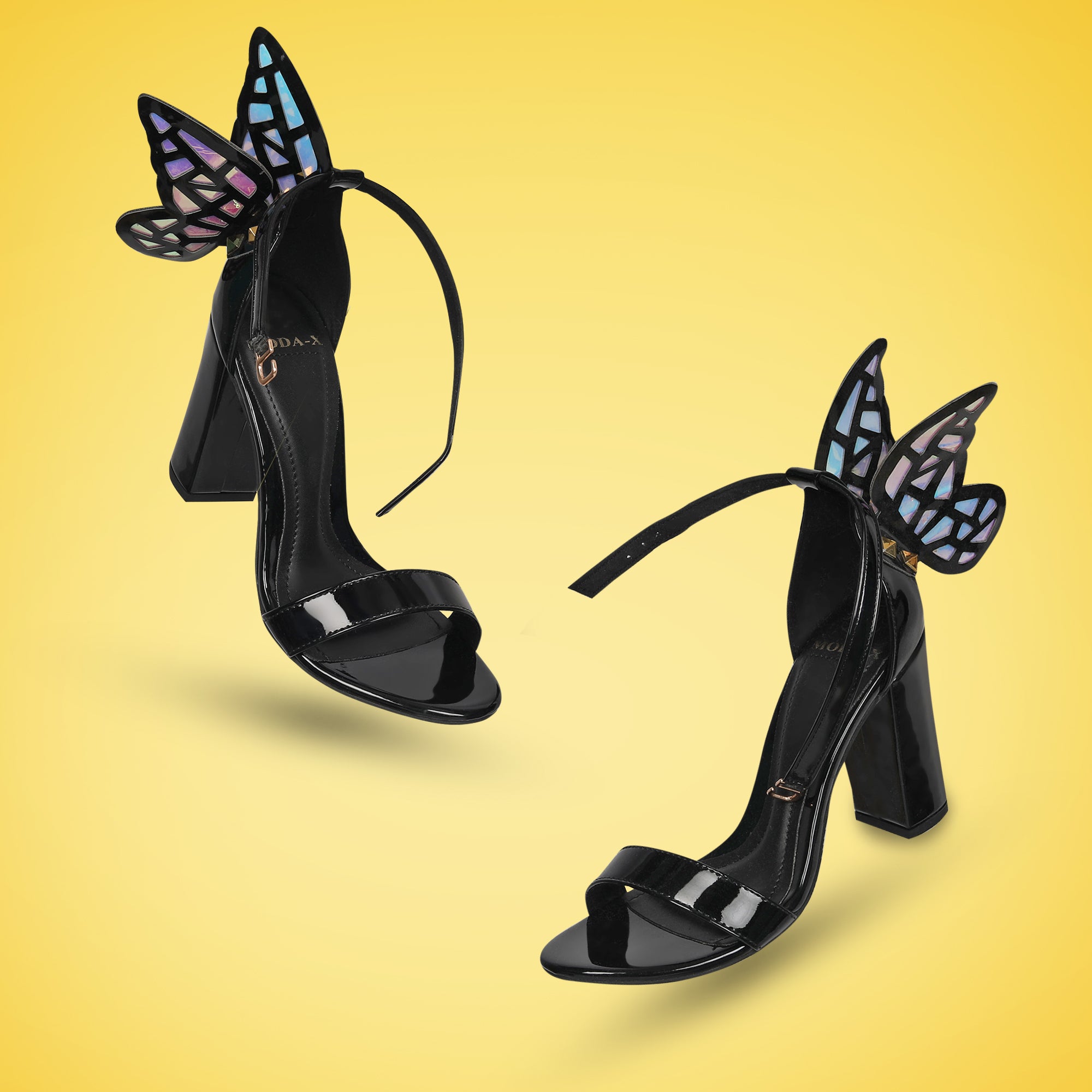 FANTASY - PINK BUTTERFLY HEELS – Hot Miami Shoes